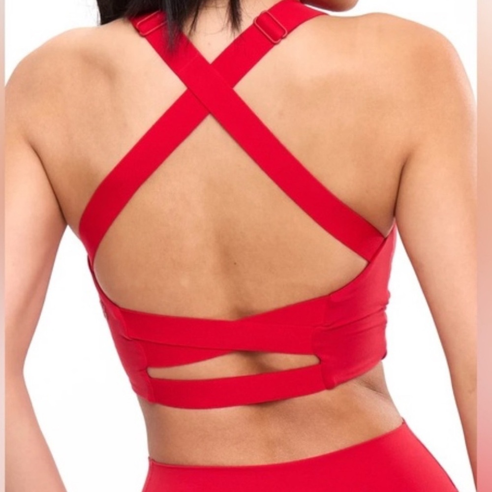 BuffBunny Candy Wrap Sports Bra Size Large - Picture 2 of 5